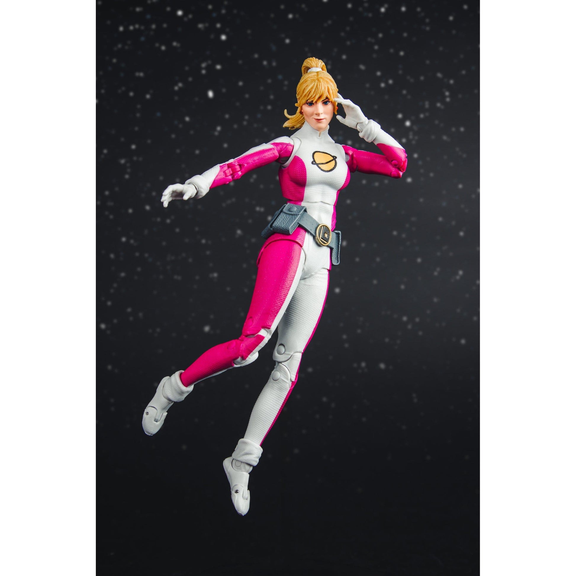 McFarlane Toys DC Multiverse Saturn Girl (DC Classic) (Red Platinum Edition) Action Figure PRE-ORDER