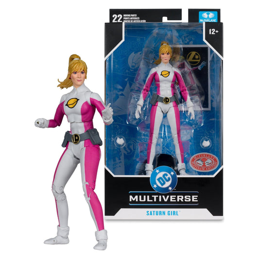 McFarlane Toys DC Multiverse Saturn Girl (DC Classic) (Red Platinum Edition) Action Figure PRE-ORDER