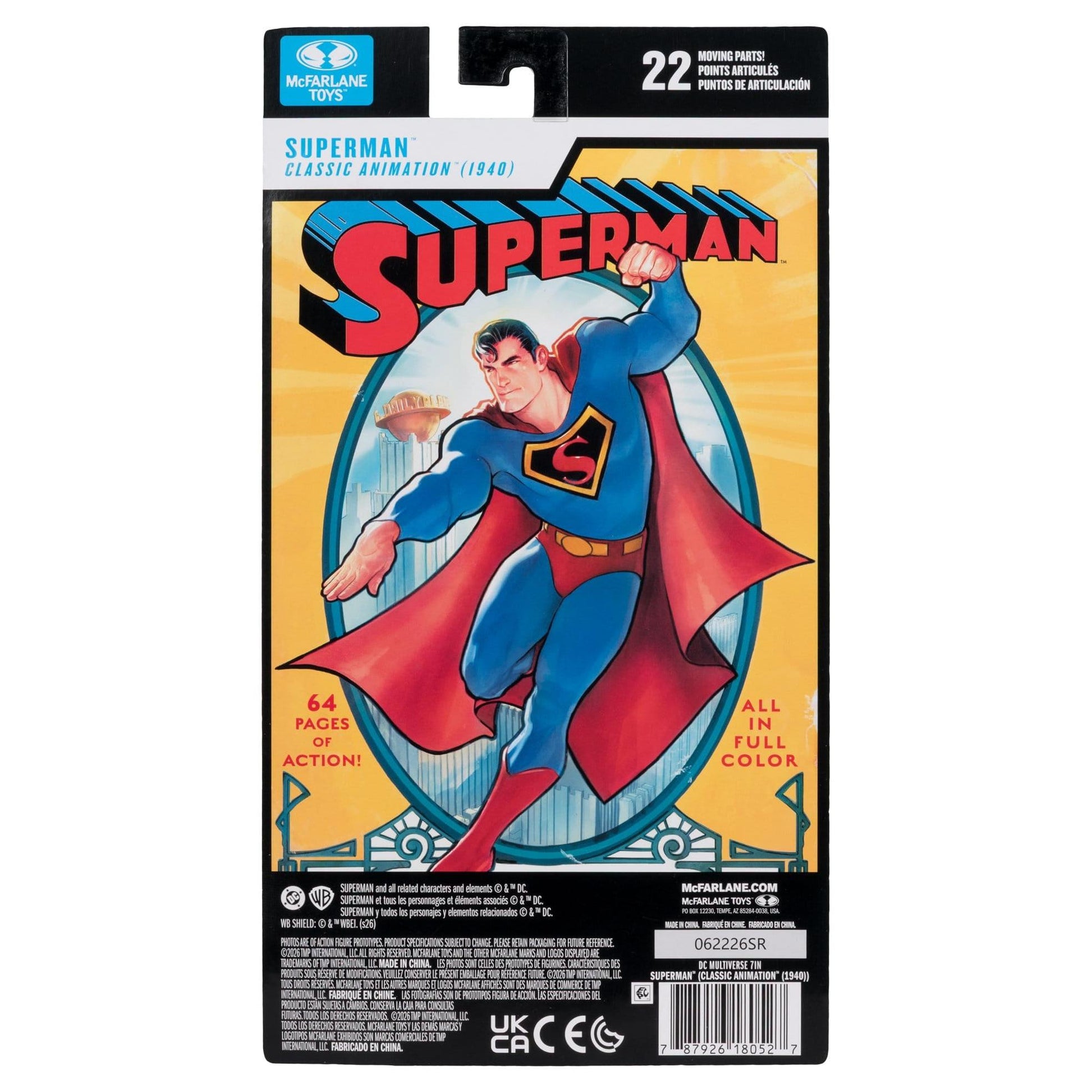 McFarlane Toys DC Multiverse Superman (Classic Animation 1940) Action Figure PRE-ORDER