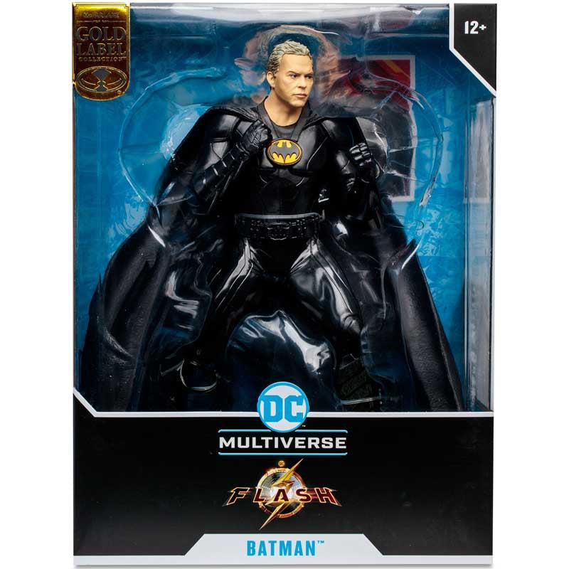 McFarlane Toys DC Multiverse The Flash Movie Batman Unmasked (Michael Keaton) Gold Label 12" Statue