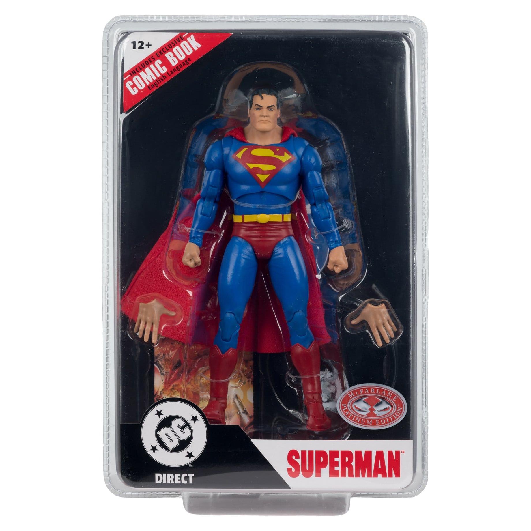 McFarlane Toys DC Page Punchers Superman (Justice #1) (Red Platinum) Action Figure PRE-ORDER