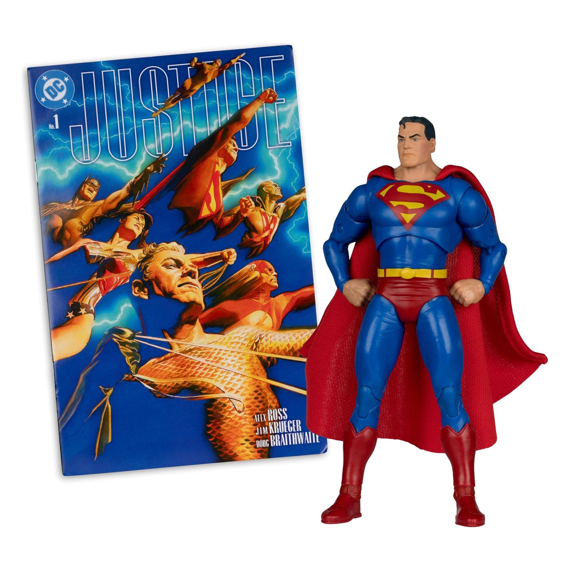 McFarlane Toys DC Page Punchers Superman (Justice #1) (Red Platinum) Action Figure PRE-ORDER