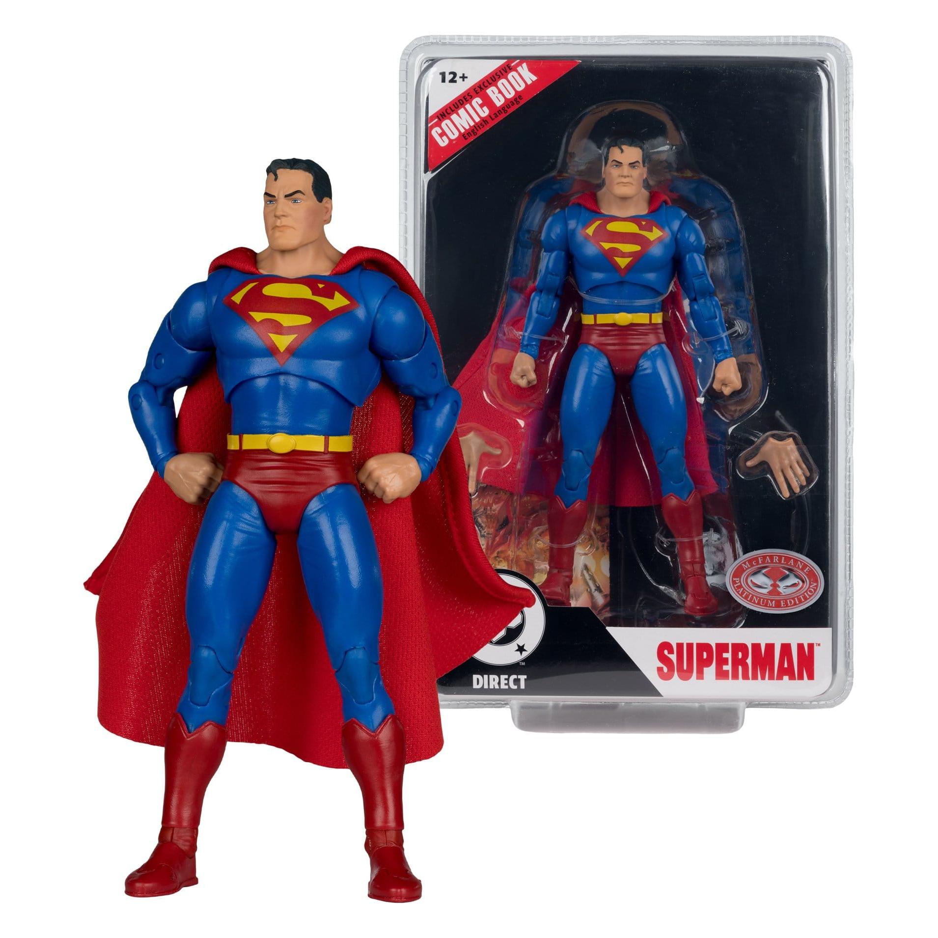 McFarlane Toys DC Page Punchers Superman (Justice #1) (Red Platinum) Action Figure PRE-ORDER