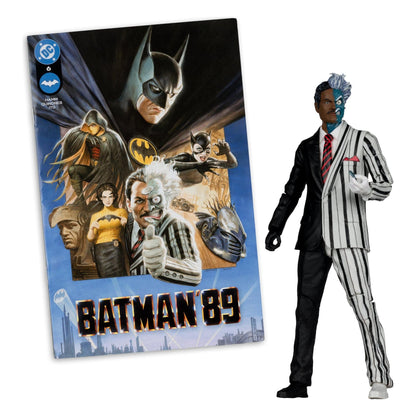 McFarlane Toys DC Page Punchers Two-Faces (Batman 89) (Red Platinum) Action Figure PRE-ORDER