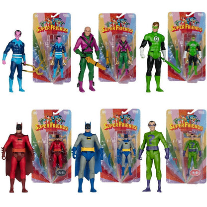 McFarlane Toys DC Retro Super Friends Action Figures Wave 12 - Complete Set Of 6 PRE-ORDER