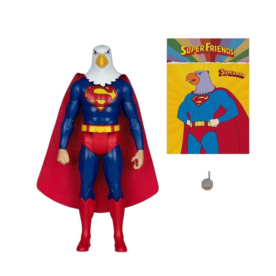McFarlane Toys DC Retro Super Friends Warpland Superman (Red Platinum Chase) Action Figure PRE-ORDER