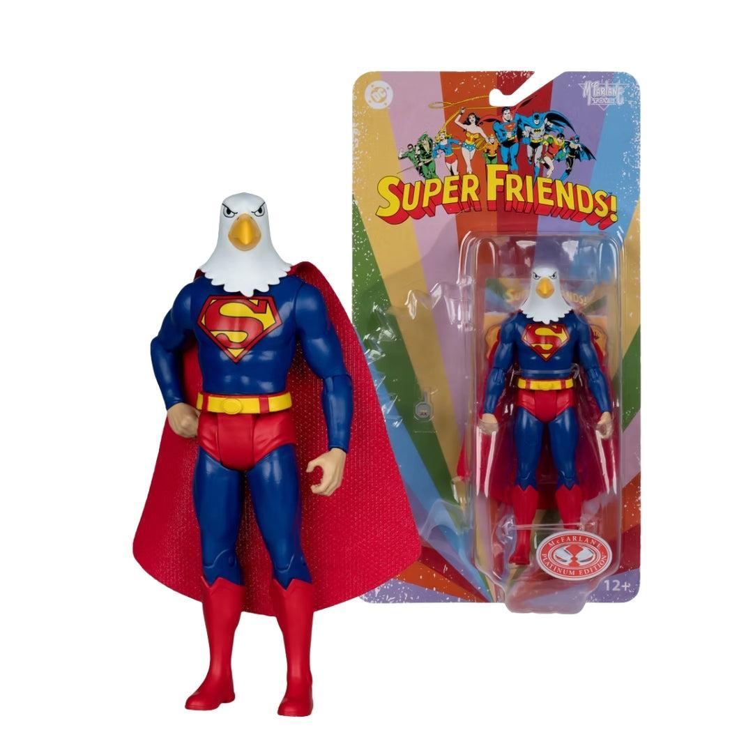 McFarlane Toys DC Retro Super Friends Warpland Superman (Red Platinum Chase) Action Figure PRE-ORDER