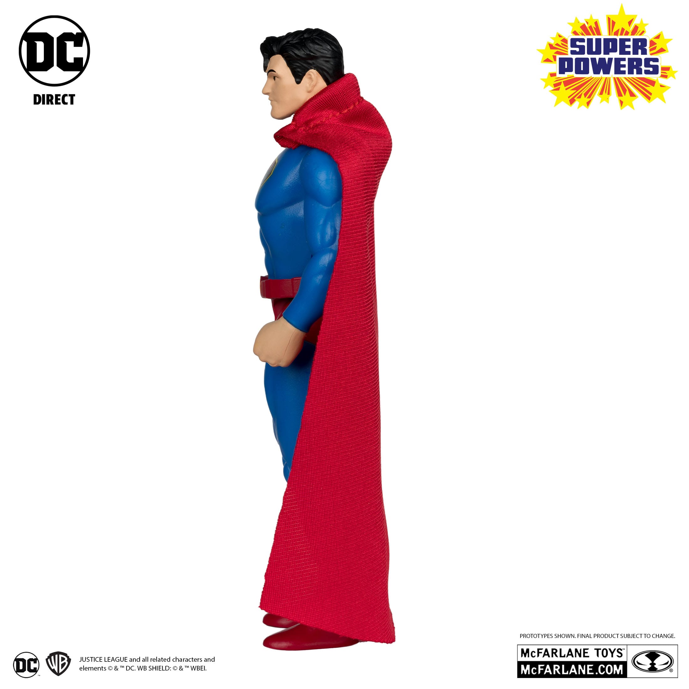 DC Direct Super Powers WV8 - Action Figure Superman (Variante Fleischer) - 12,7 Cm