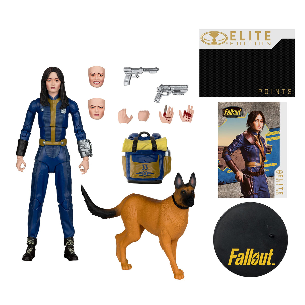 McFarlane Toys Elite Edition Fallout Lucy (With Dogmeat) Action Figure