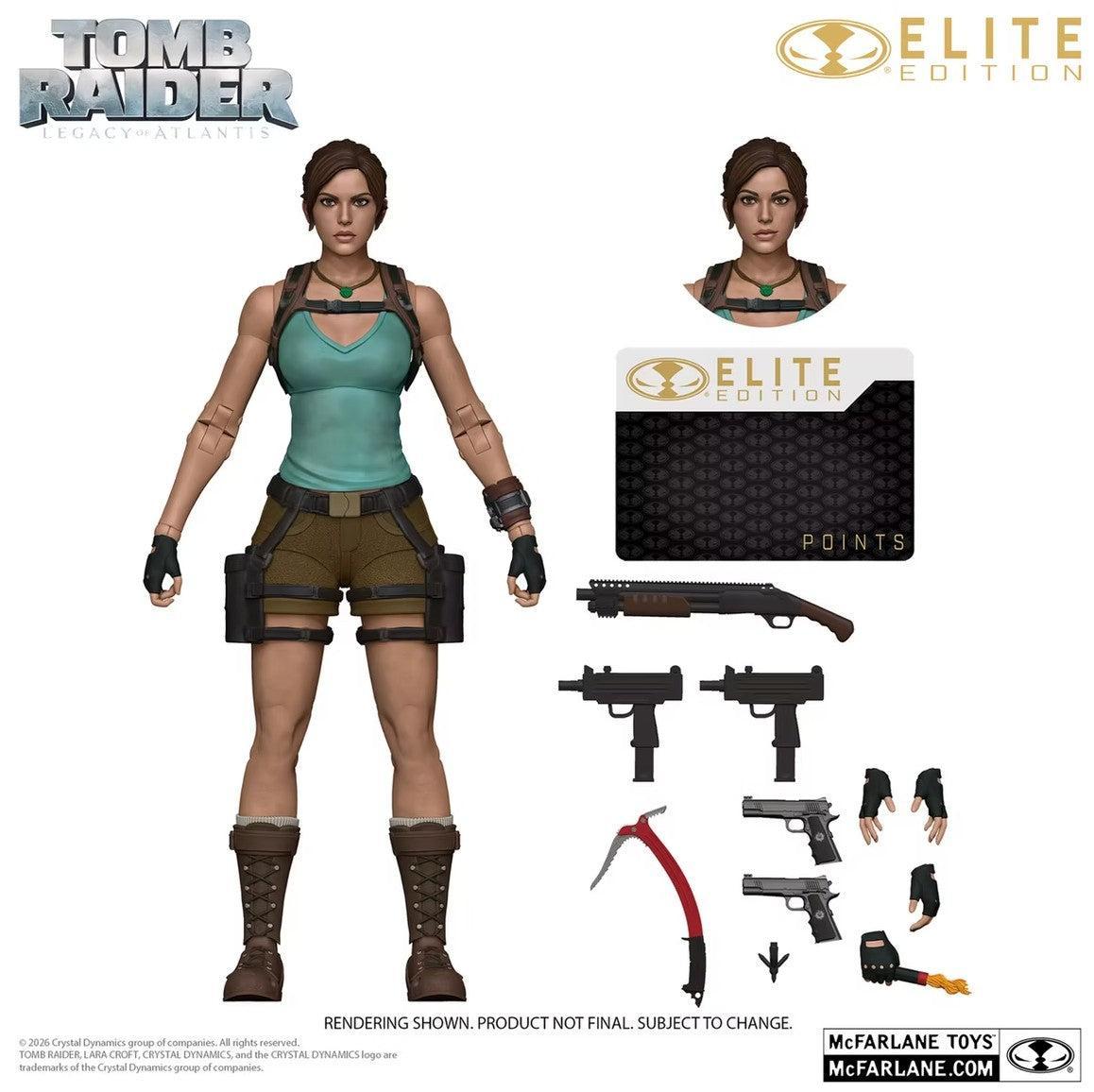 McFarlane Toys Elite Edition Tomb Raider: Legacy of Atlantis Lara Croft Action Figure #25 PRE-ORDER