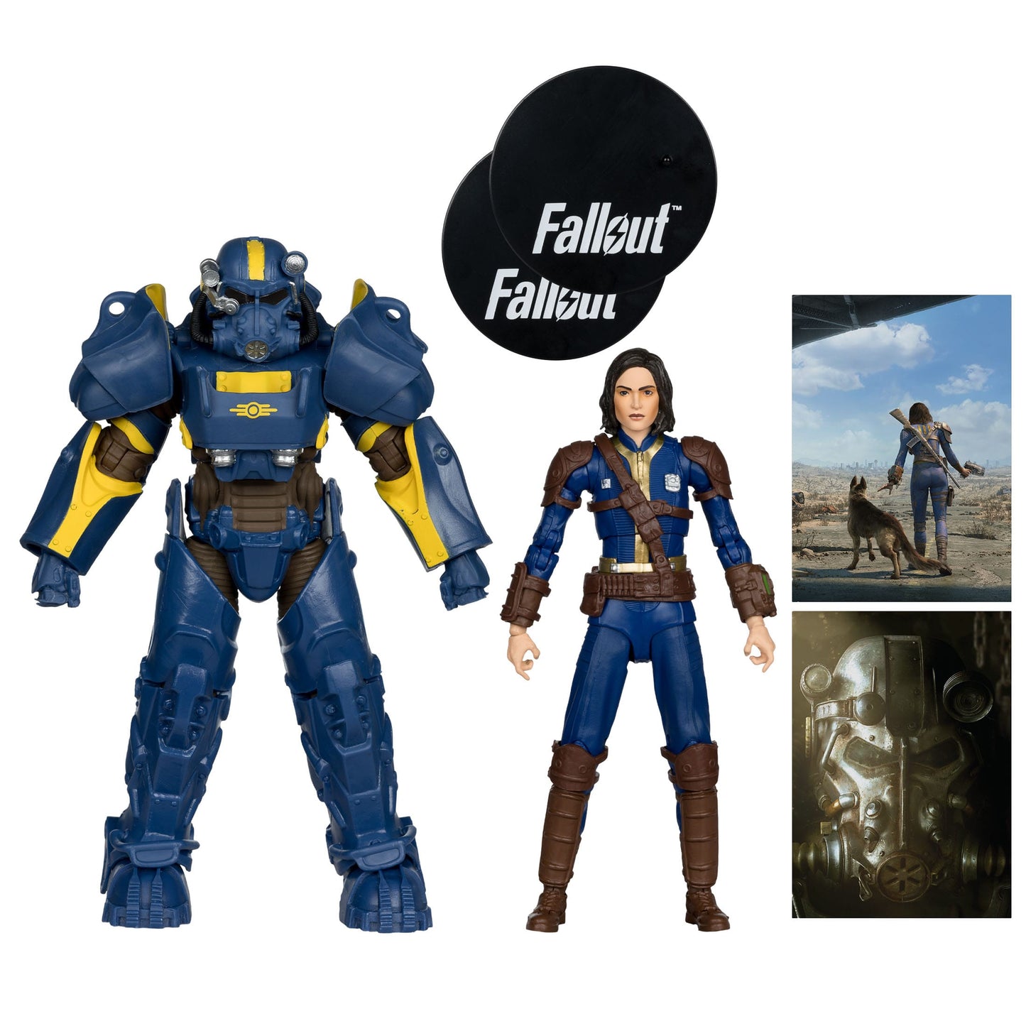 McFarlane Toys Fallout 4 Statue 2-Figure Pack - T-60 Vault Tec & Sole Survivor PRE-ORDER