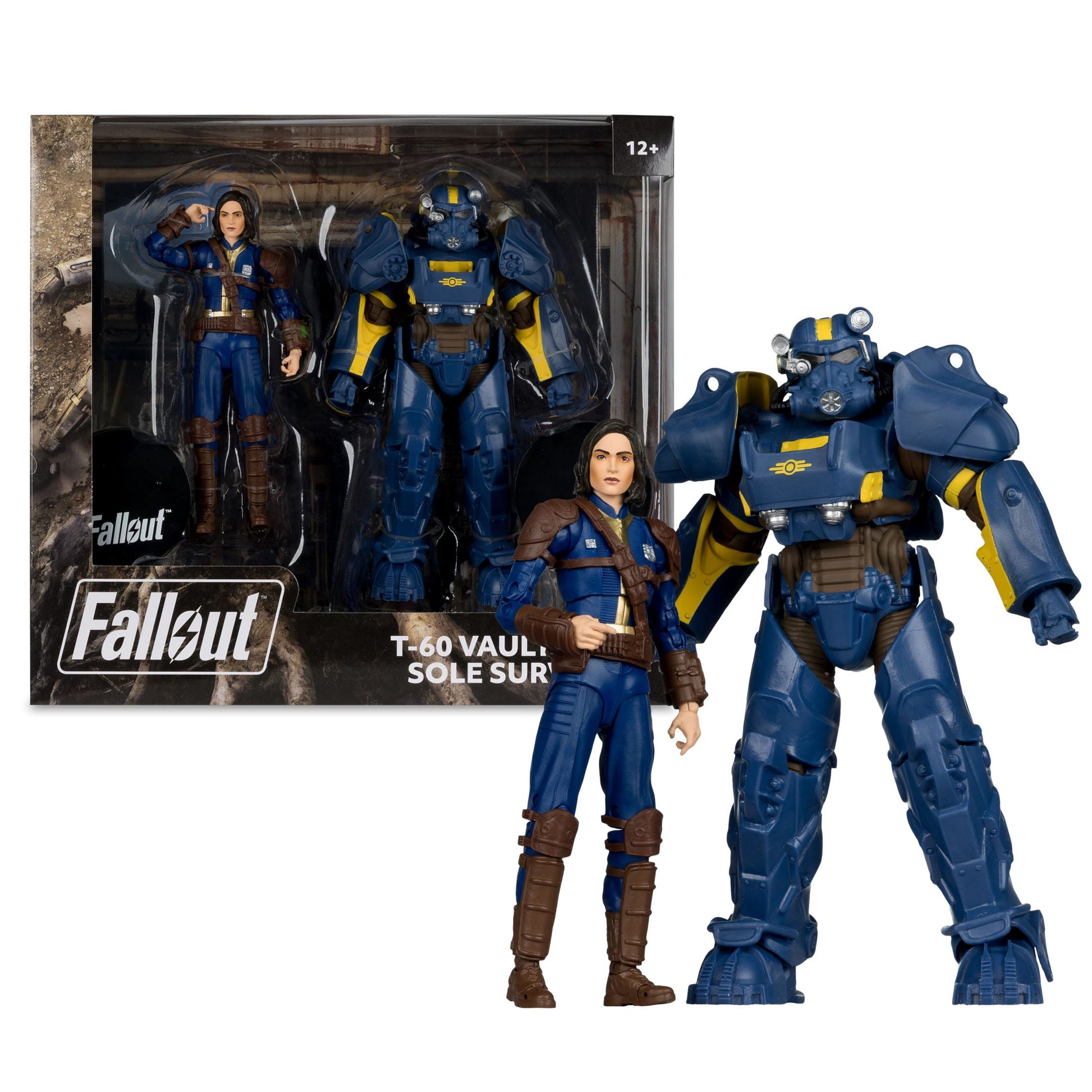 McFarlane Toys Fallout 4 Statue 2-Figure Pack - T-60 Vault Tec & Sole Survivor PRE-ORDER