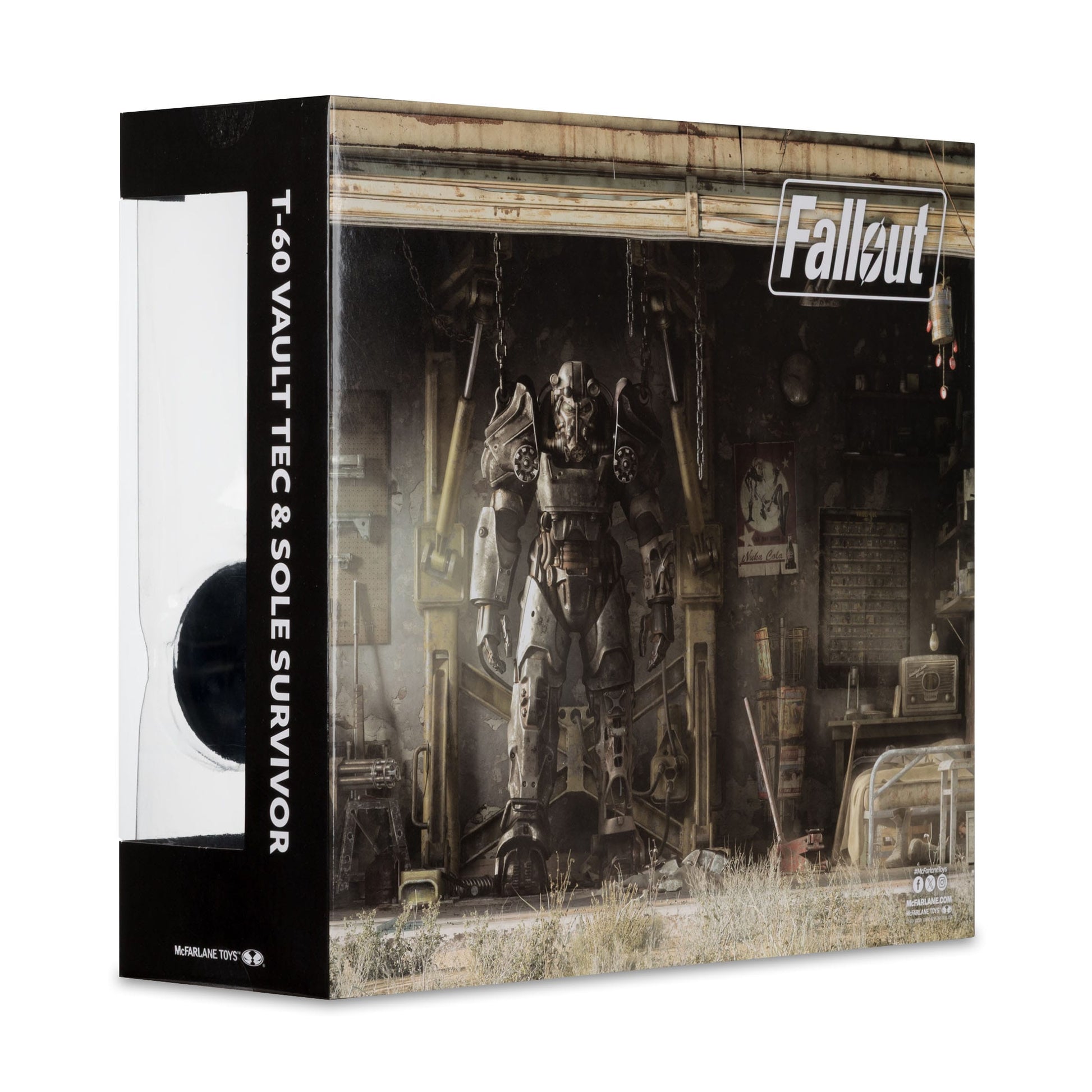 McFarlane Toys Fallout 4 Statue 2-Figure Pack - T-60 Vault Tec & Sole Survivor PRE-ORDER