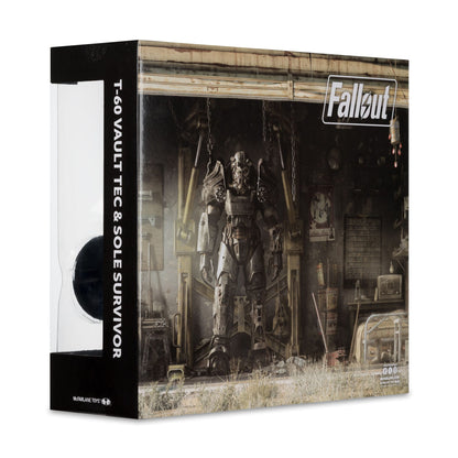 McFarlane Toys Fallout 4 Statue 2-Figure Pack - T-60 Vault Tec & Sole Survivor PRE-ORDER