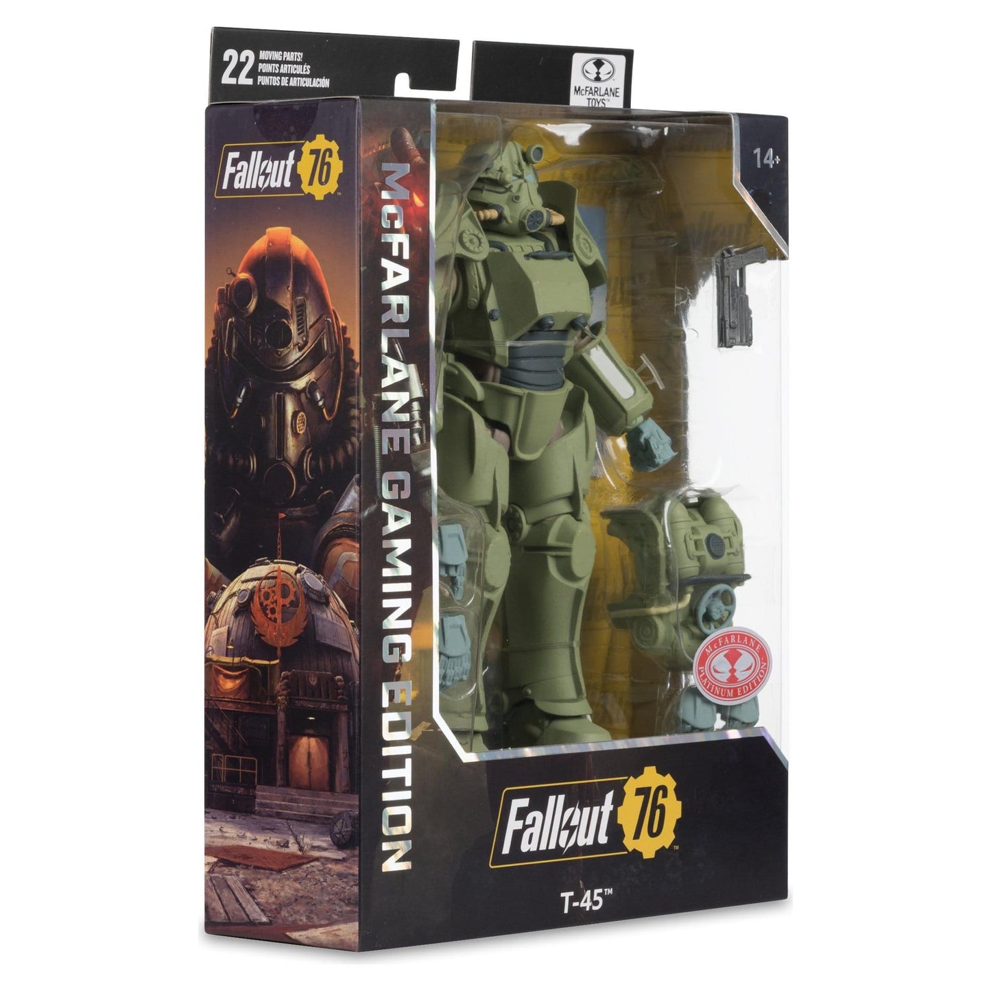 McFarlane Toys Fallout 76 Gaming T-45 Military Armour (Red Platinum Edition) Action Figure PRE-ORDER