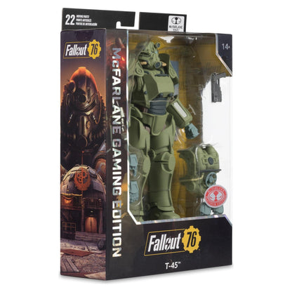 McFarlane Toys Fallout 76 Gaming T-45 Military Armour (Red Platinum Edition) Action Figure PRE-ORDER