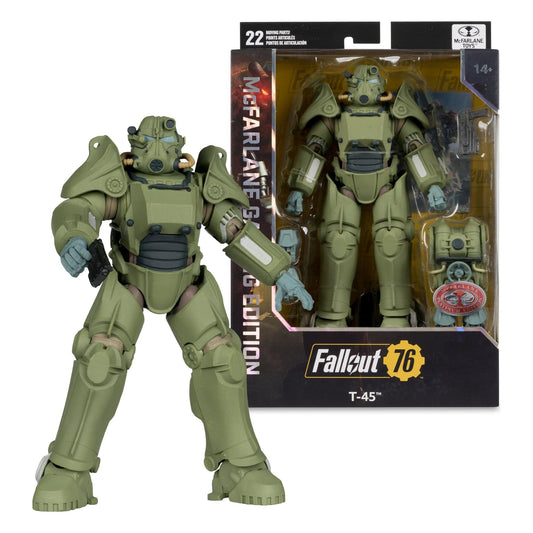 McFarlane Toys Fallout 76 Gaming T-45 Military Armour (Red Platinum Edition) Action Figure PRE-ORDER