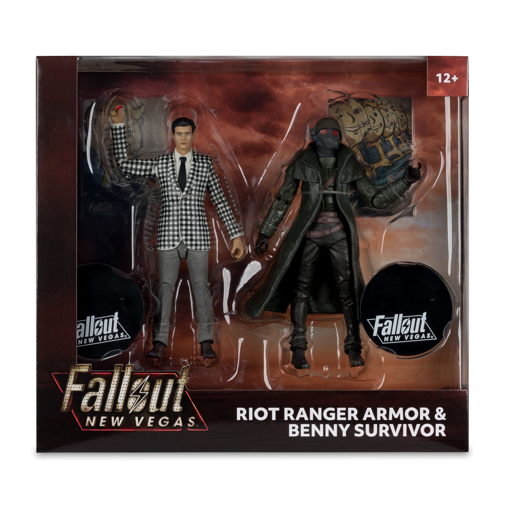 McFarlane Toys Fallout New Vegas Statue 2-Figure Pack - Riot Ranger Armour & Benny Survivor PRE-ORDER