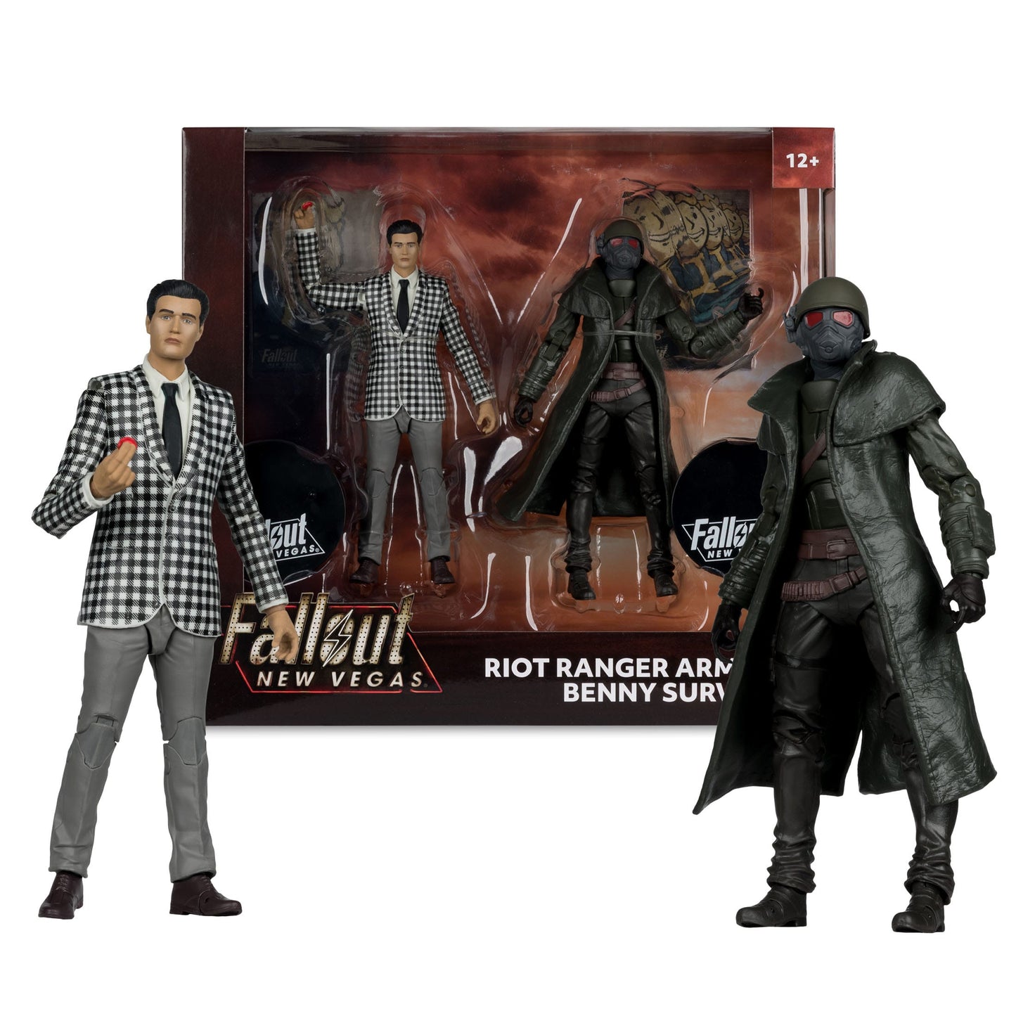 McFarlane Toys Fallout New Vegas Statue 2-Figure Pack - Riot Ranger Armour & Benny Survivor PRE-ORDER