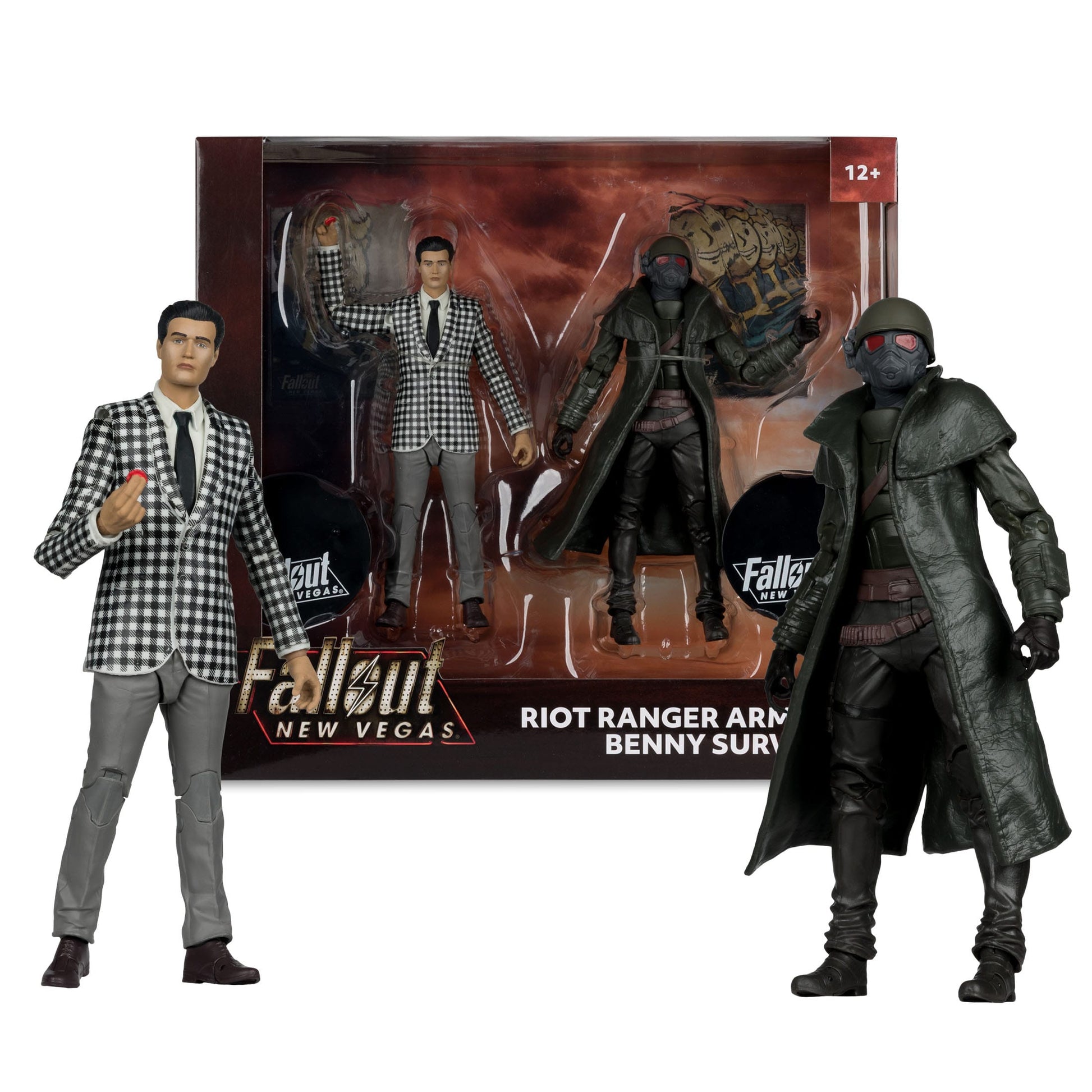 McFarlane Toys Fallout New Vegas Statue 2-Figure Pack - Riot Ranger Armour & Benny Survivor PRE-ORDER