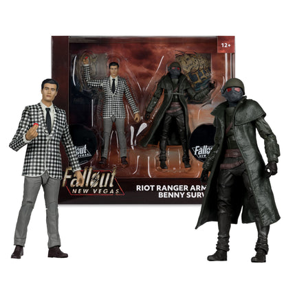 McFarlane Toys Fallout New Vegas Statue 2-Figure Pack - Riot Ranger Armour & Benny Survivor PRE-ORDER