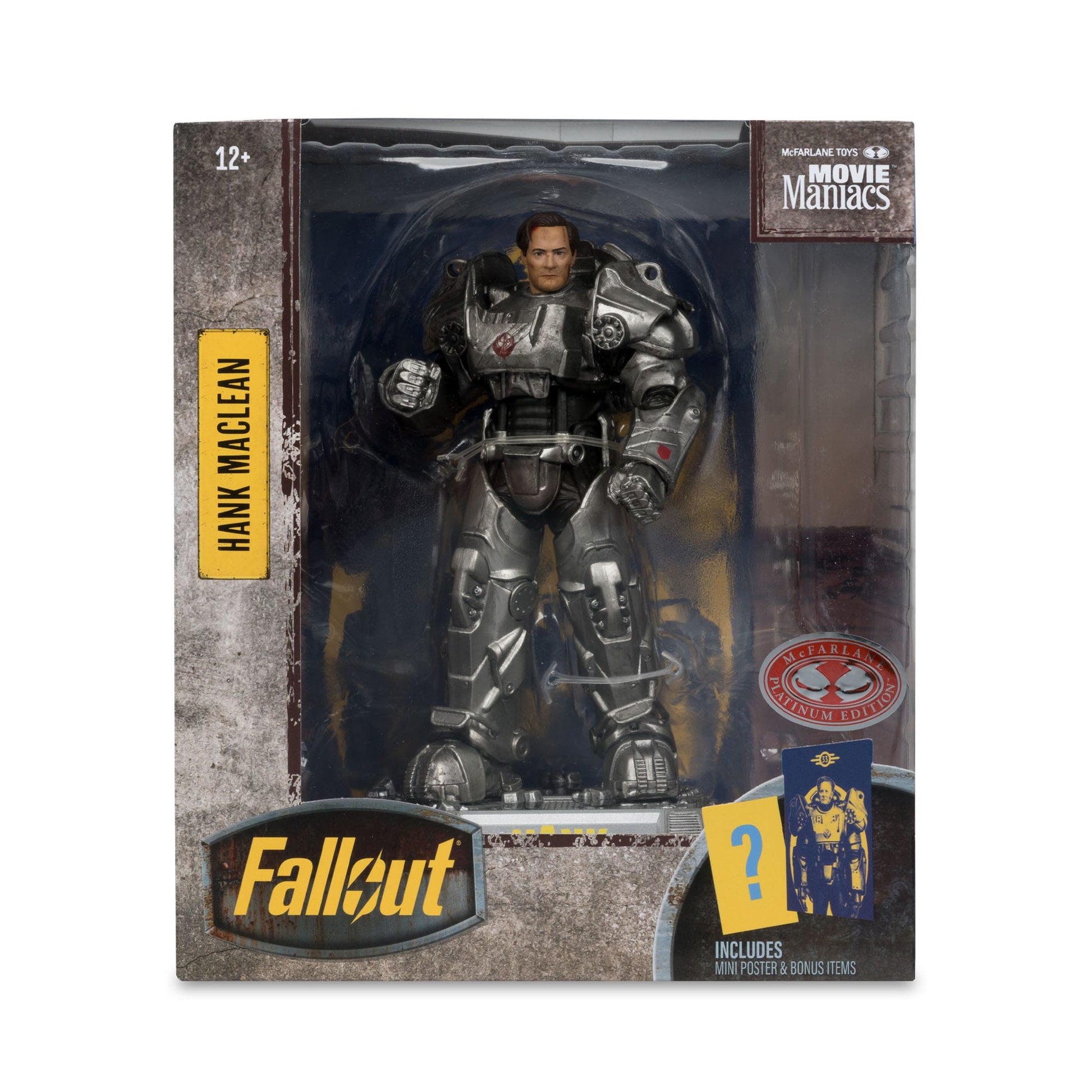 McFarlane Toys Fallout Season 2 Movie Maniacs Action Figure - Hank MacLean (Red Platinum Edition) PRE-ORDER