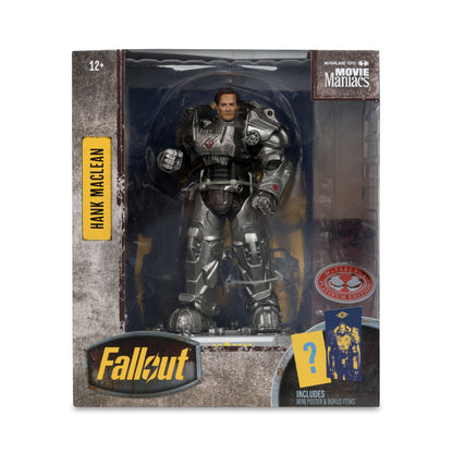 McFarlane Toys Fallout Season 2 Movie Maniacs Action Figure - Hank MacLean (Red Platinum Edition) PRE-ORDER