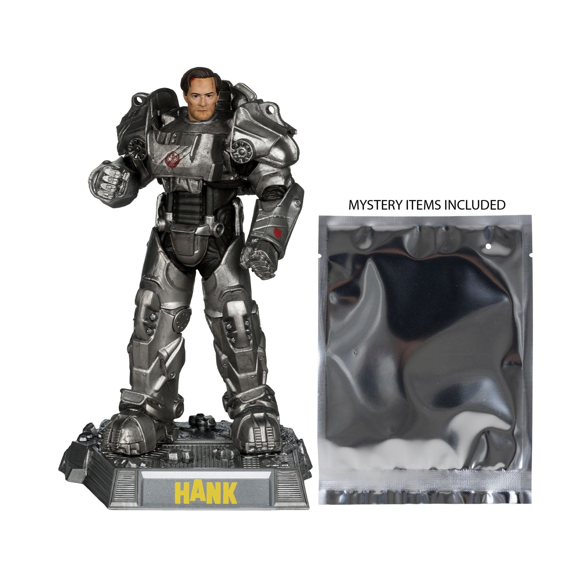 McFarlane Toys Fallout Season 2 Movie Maniacs Action Figure - Hank MacLean (Red Platinum Edition) PRE-ORDER