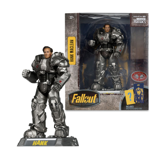McFarlane Toys Fallout Season 2 Movie Maniacs Action Figure - Hank MacLean (Red Platinum Edition) PRE-ORDER