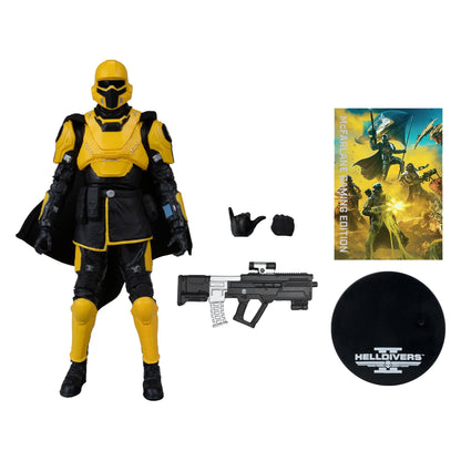 McFarlane Toys Gaming Helldivers 2 TR-40 Gold Eagle Action Figure