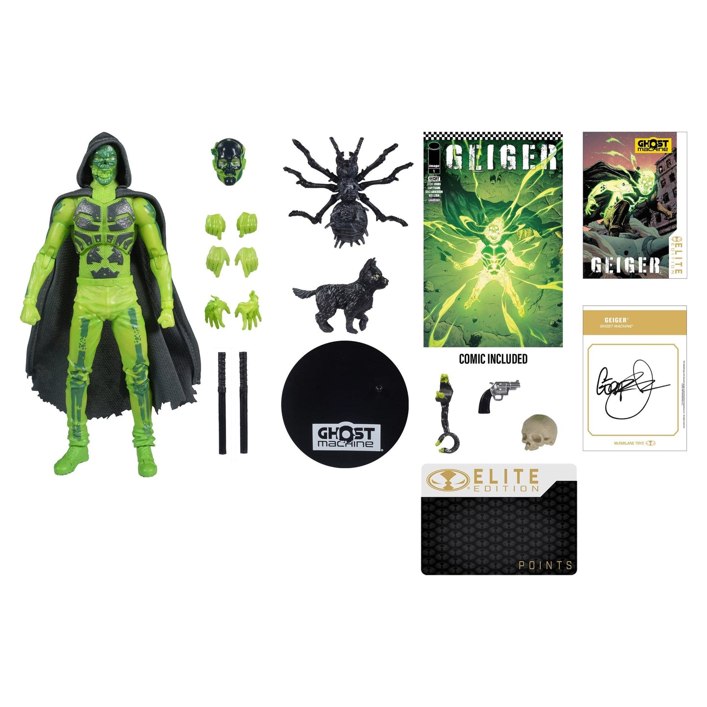 McFarlane Toys Ghost Machine Elite Edition Geiger Deluxe Action Figure PRE-ORDER