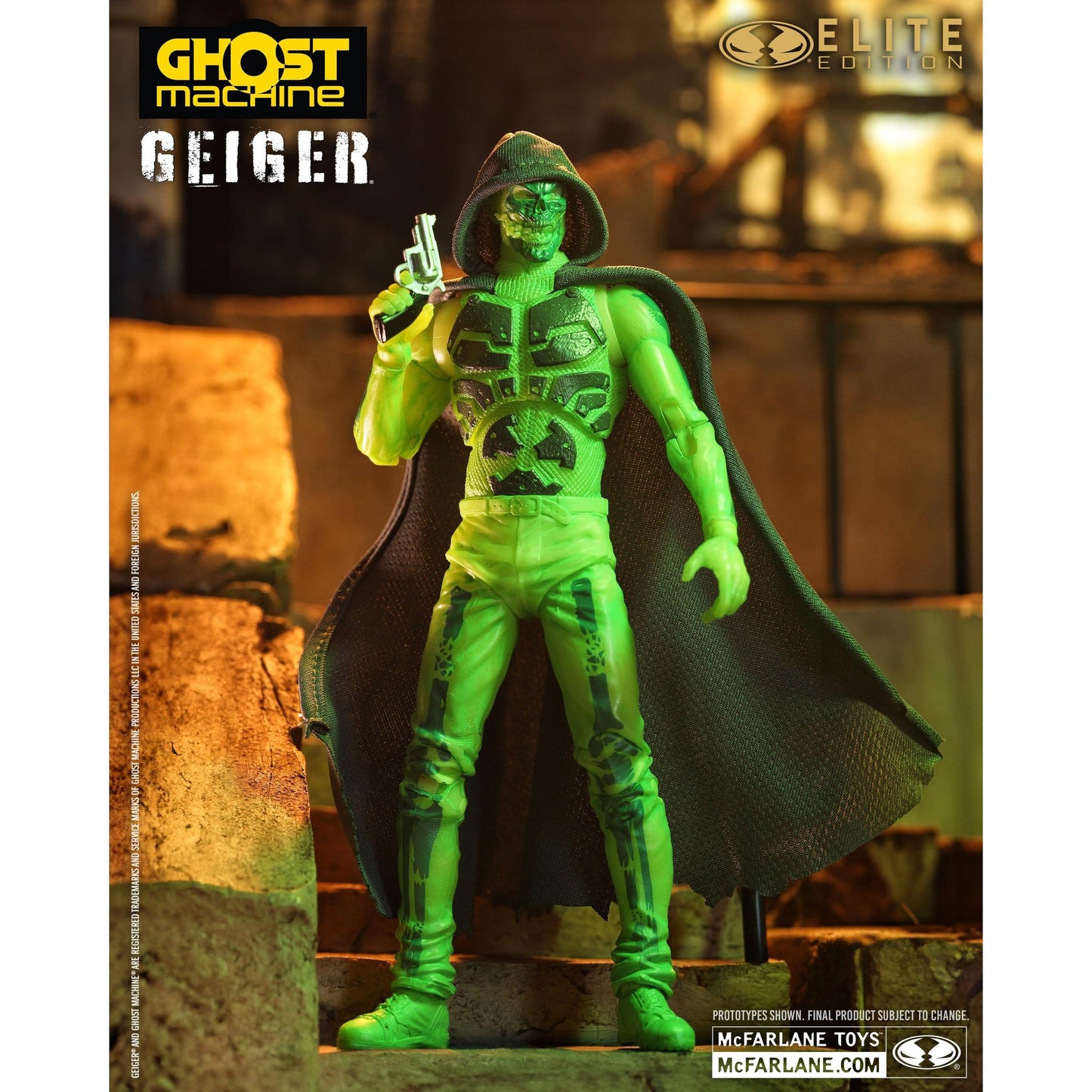 McFarlane Toys Ghost Machine Elite Edition Geiger Deluxe Action Figure PRE-ORDER