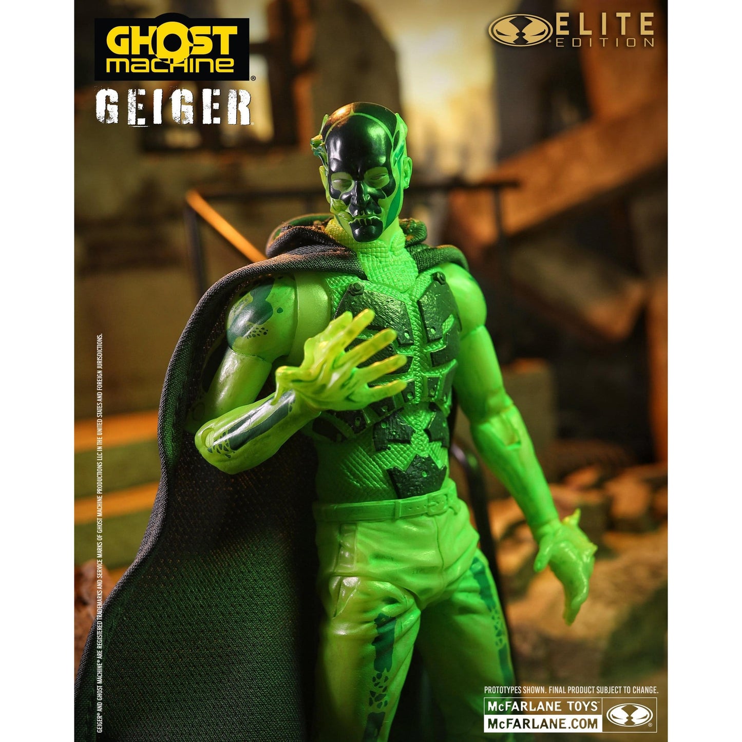McFarlane Toys Ghost Machine Elite Edition Geiger Deluxe Action Figure PRE-ORDER