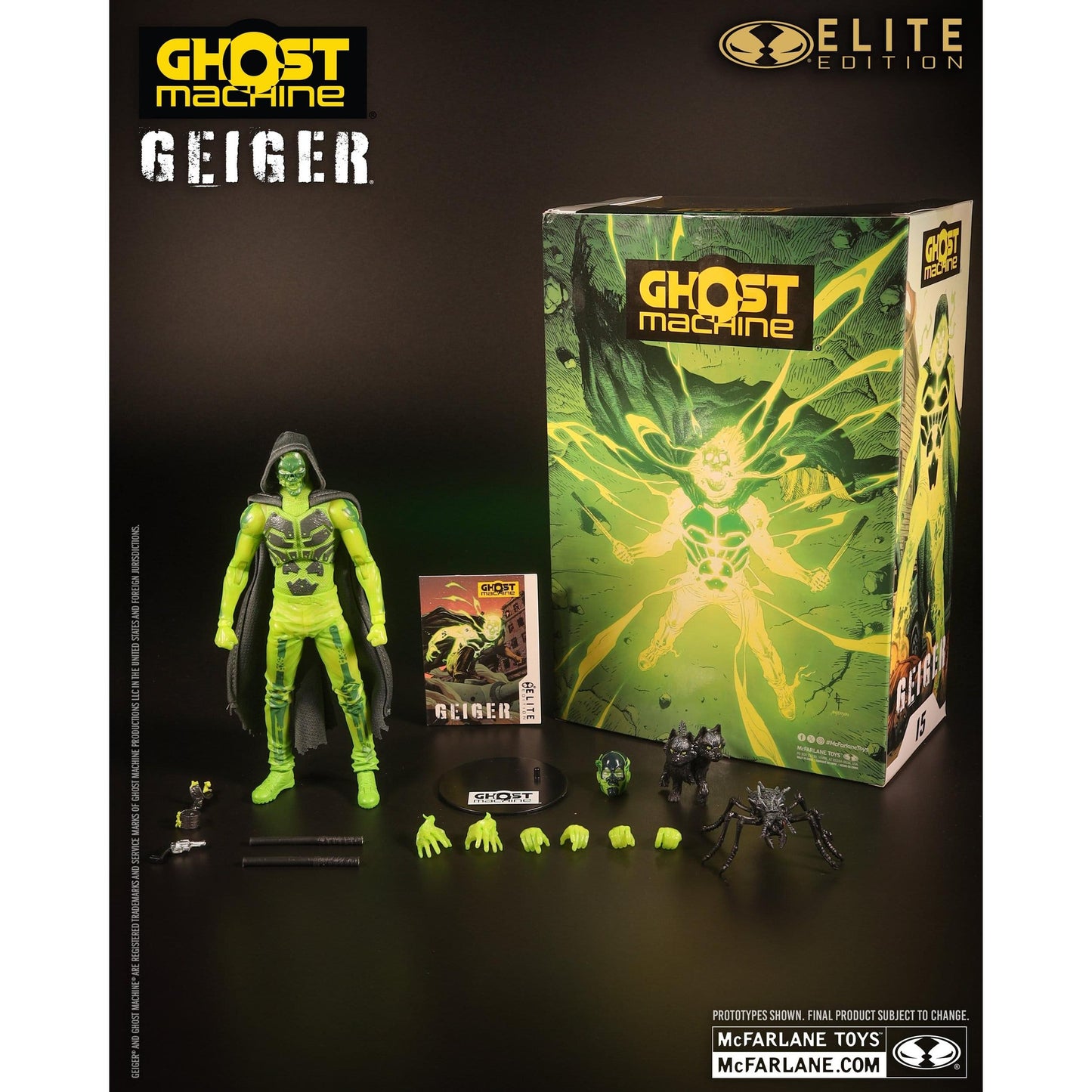 McFarlane Toys Ghost Machine Elite Edition Geiger Deluxe Action Figure PRE-ORDER