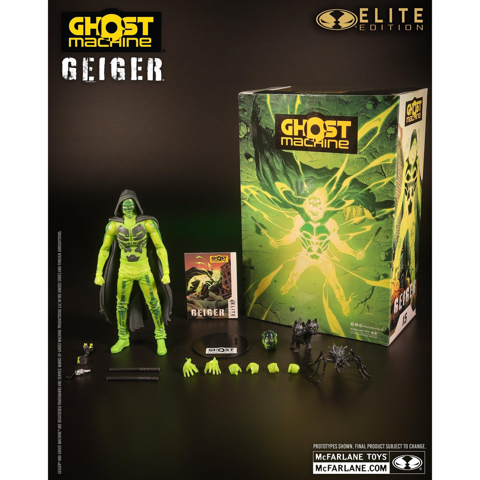 McFarlane Toys Ghost Machine Elite Edition Geiger Deluxe Action Figure PRE-ORDER
