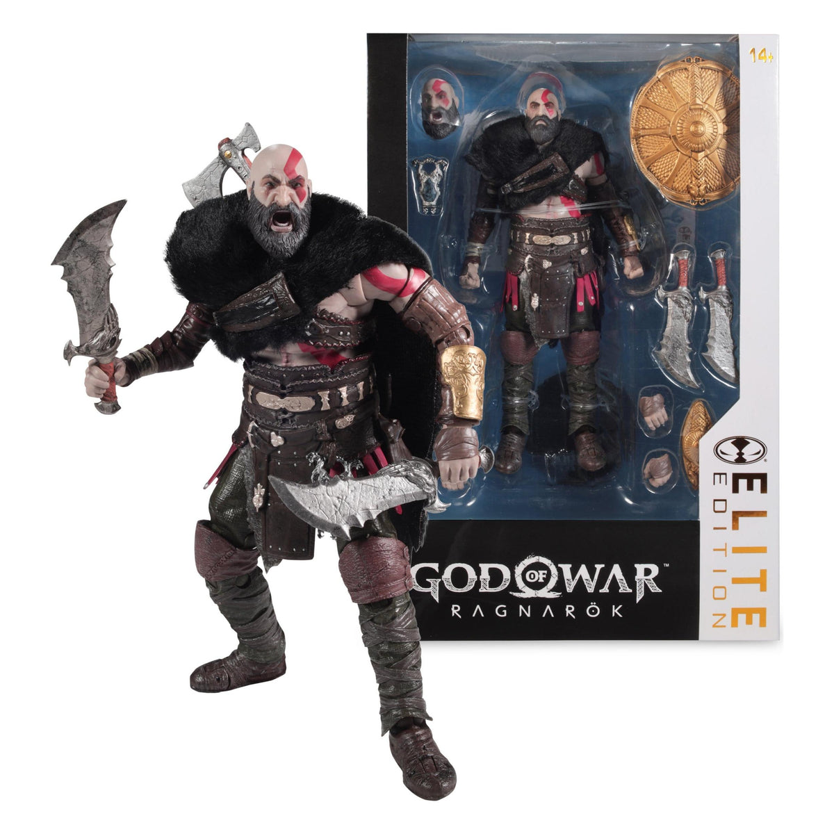 McFarlane Toys God of War Ragnarok Elite Edition Kratos #18 Deluxe Action Figure PRE-ORDER