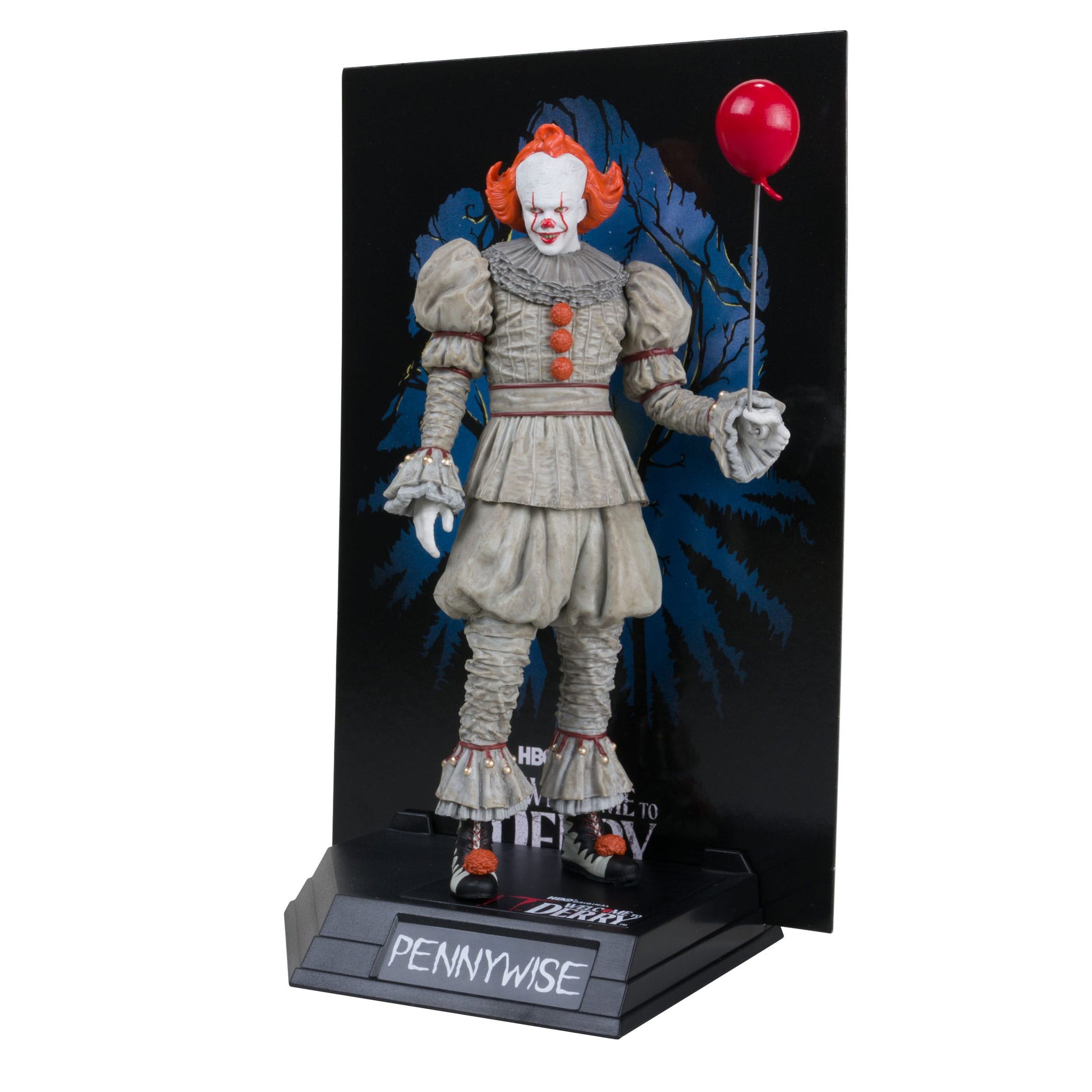 McFarlane Toys IT: Welcome To Derry Movie Maniacs Figure - Pennywise (Gold Label) PRE-ORDER