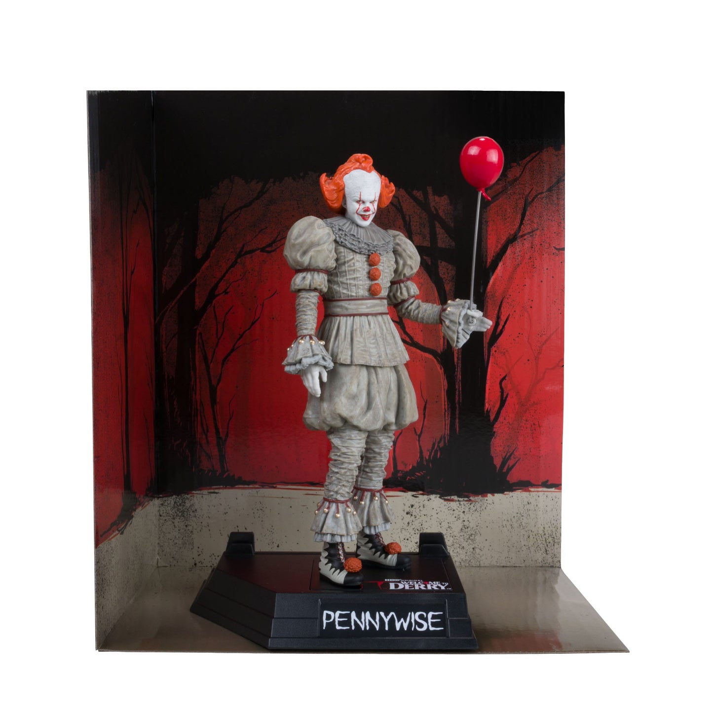 McFarlane Toys IT: Welcome To Derry Movie Maniacs Figure - Pennywise (Gold Label) PRE-ORDER