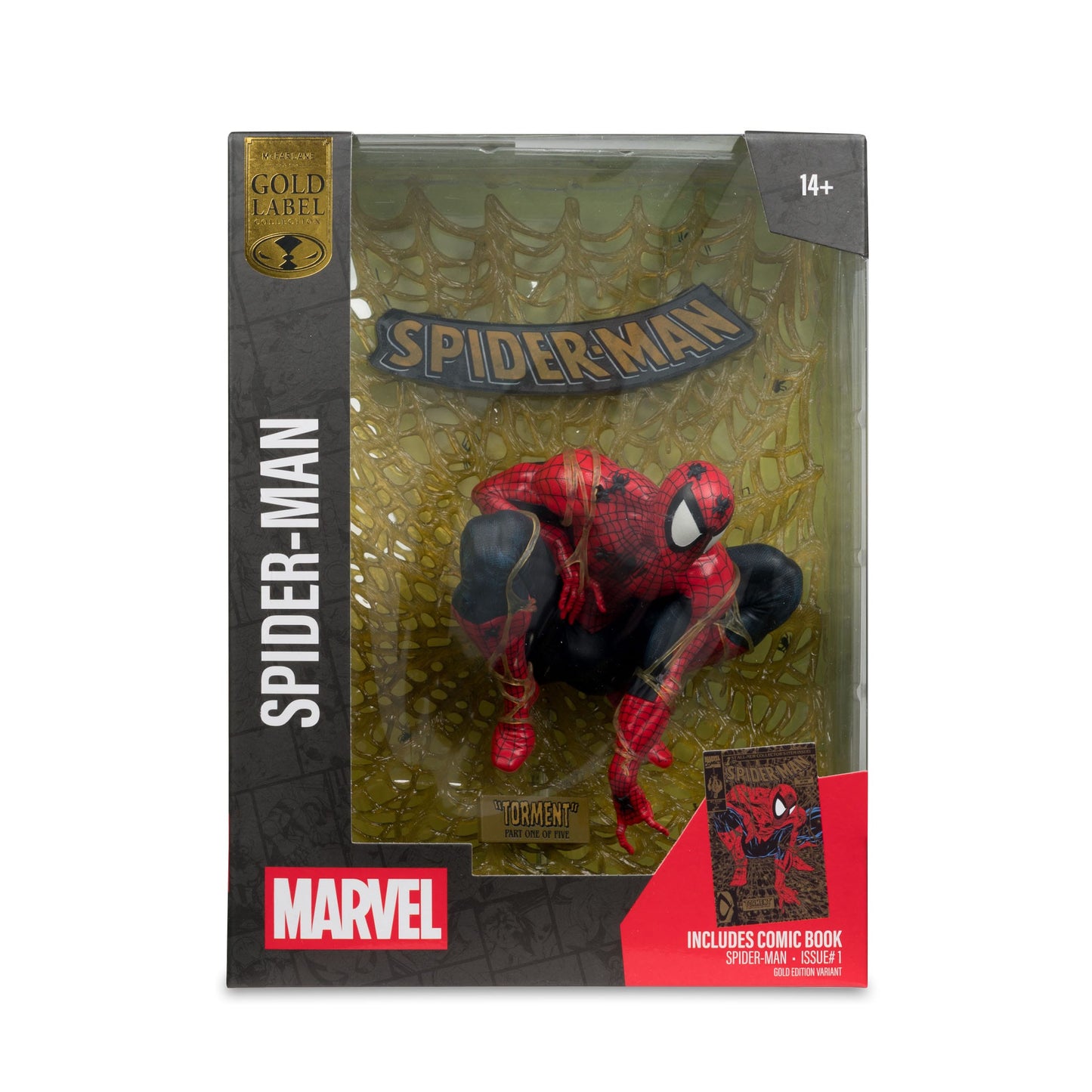 McFarlane Toys Marvel Collection PVC Statue 1/6 Figure - Spider-Man (Spider-Man #1) (Gold Edition) PRE-ORDER