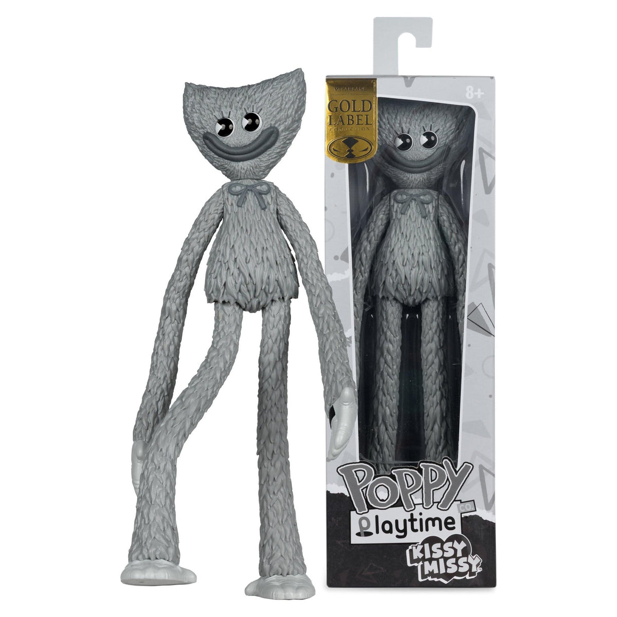 McFarlane Toys Poppy Playtime Bendables Kissy Missy (Black and White) (Gold Label) Action Figure PRE-ORDER