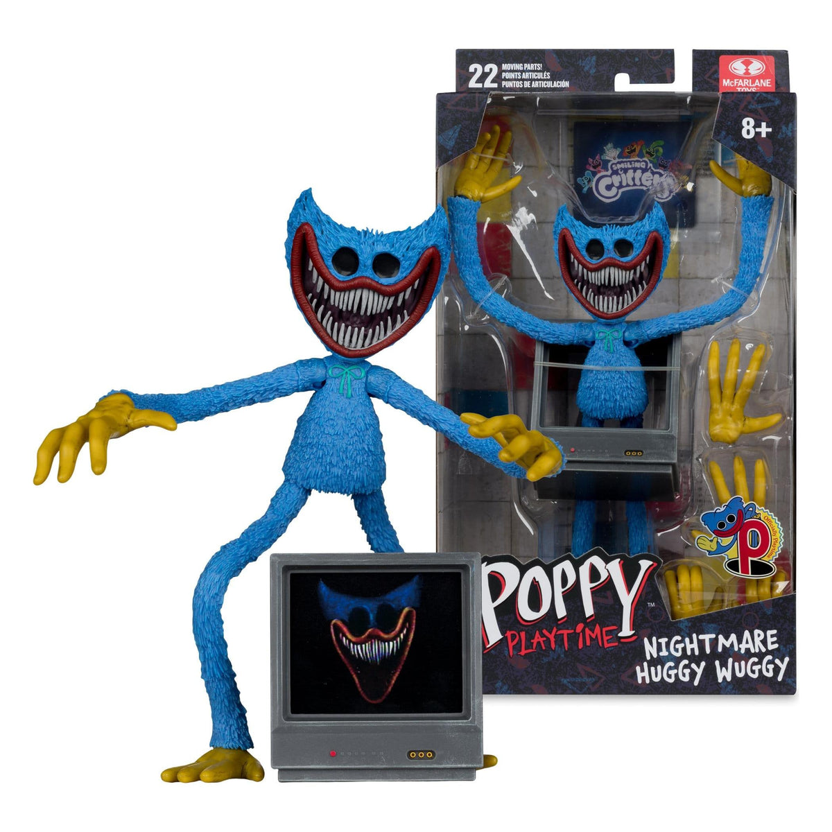 McFarlane Toys Poppy Playtime Nightmare Huggy Action Figure PRE-ORDER