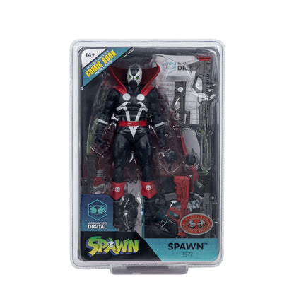McFarlane Toys Spawn Page Punchers Action Figure - Spawn (1977 Red & Black) (Red Platinum Edition) PRE-ORDER