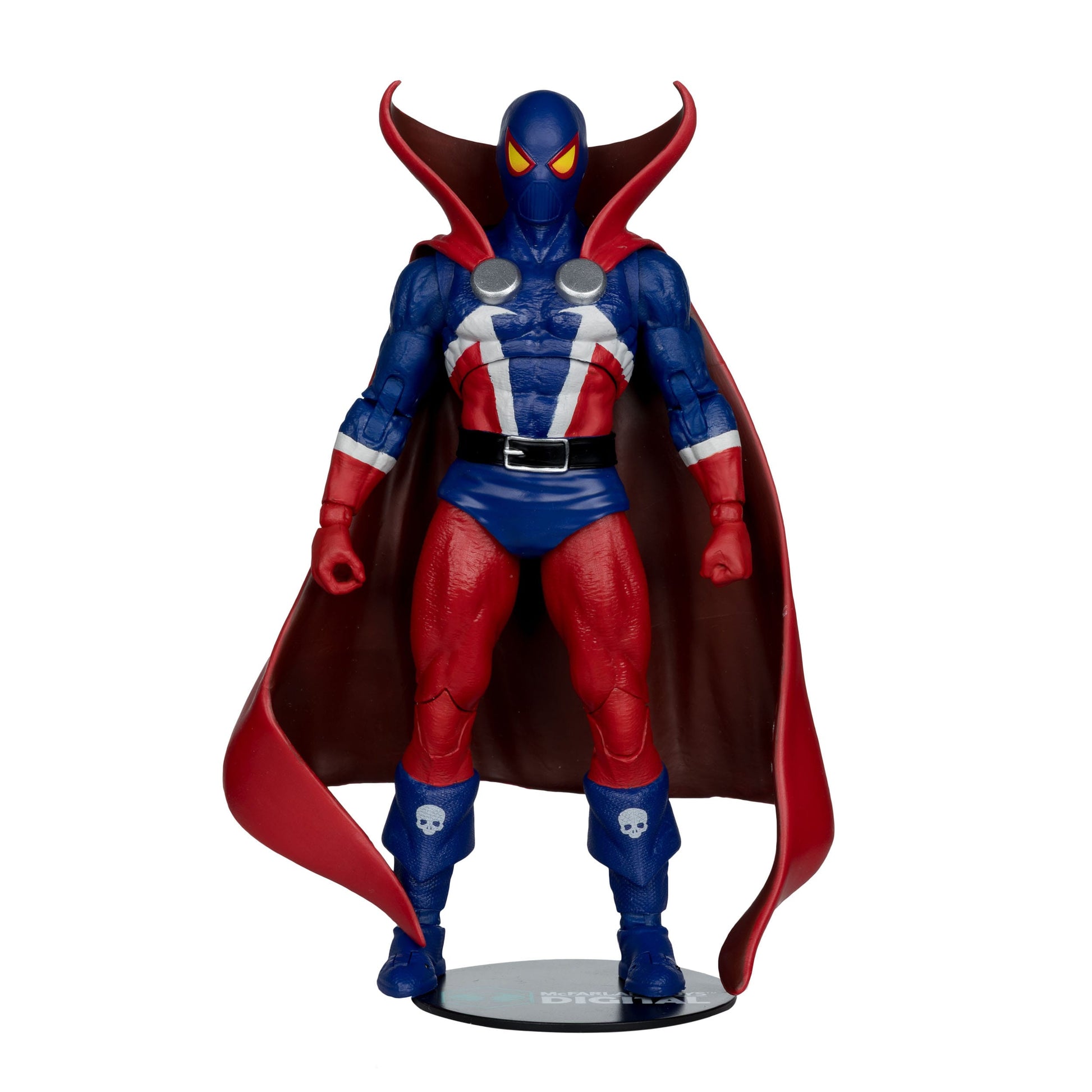 McFarlane Toys Spawn Page Punchers Action Figure - Spawn (1977 Red & Blue) (Red Platinum Edition) PRE-ORDER