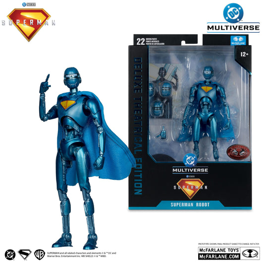 McFarlane Toys Superman Movie Deluxe Edition - Superman Robot (Red Platinum Edition) PRE-ORDER