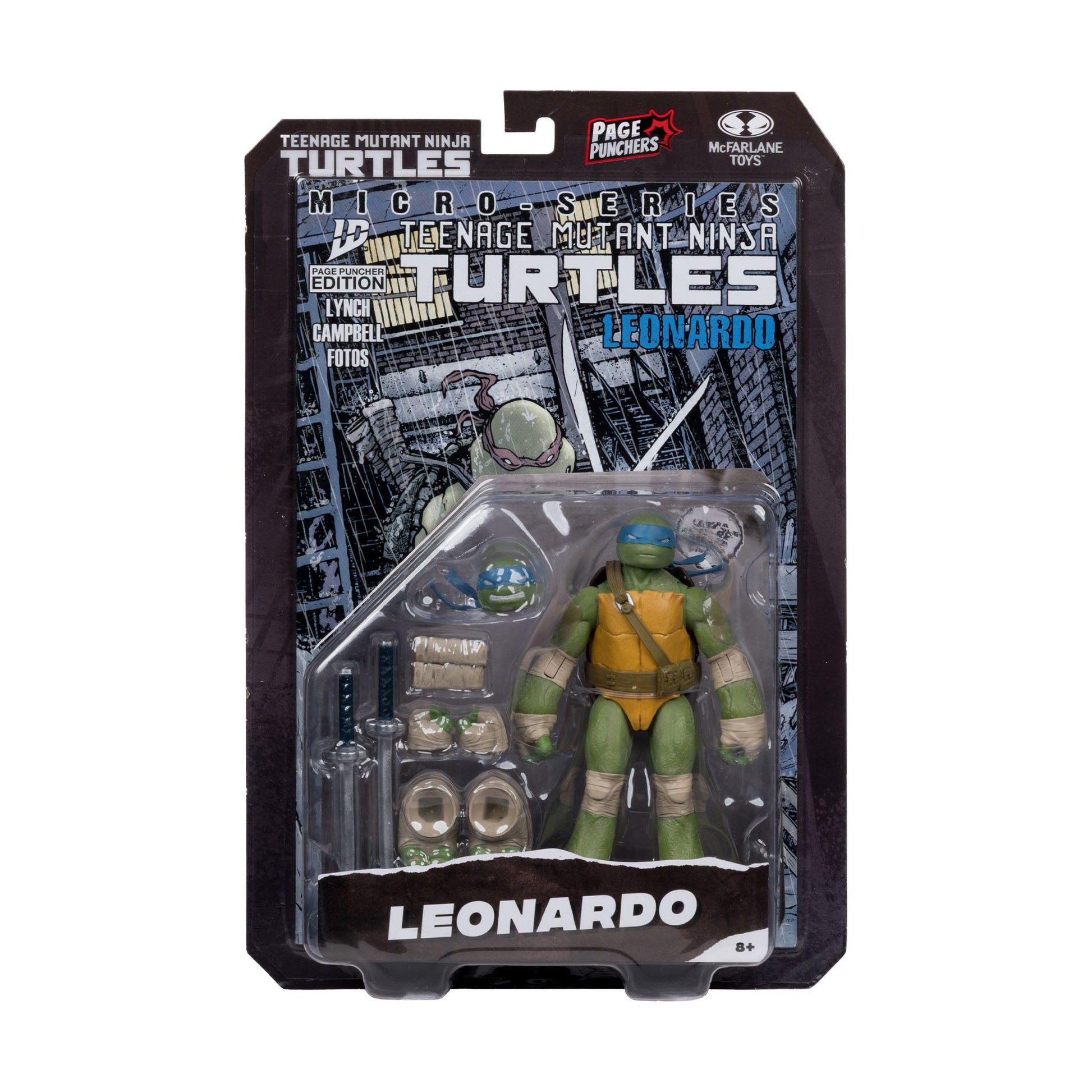 McFarlane Toys Teenage Mutant Ninja Turtles Page Punchers Action Figure - Leonardo PRE-ORDER