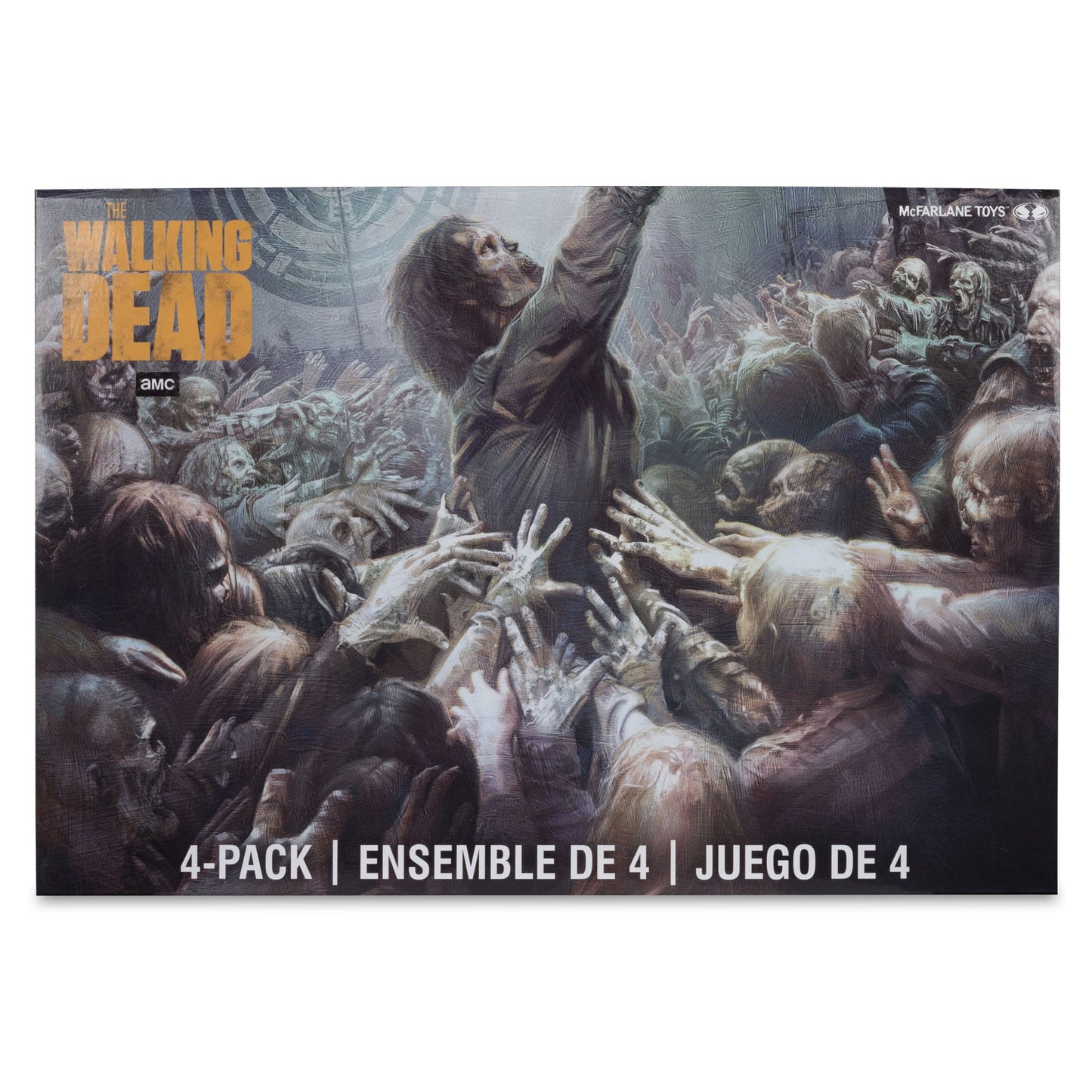 McFarlane Toys The Walking Dead Walkers 4-Pack Action Figure Set