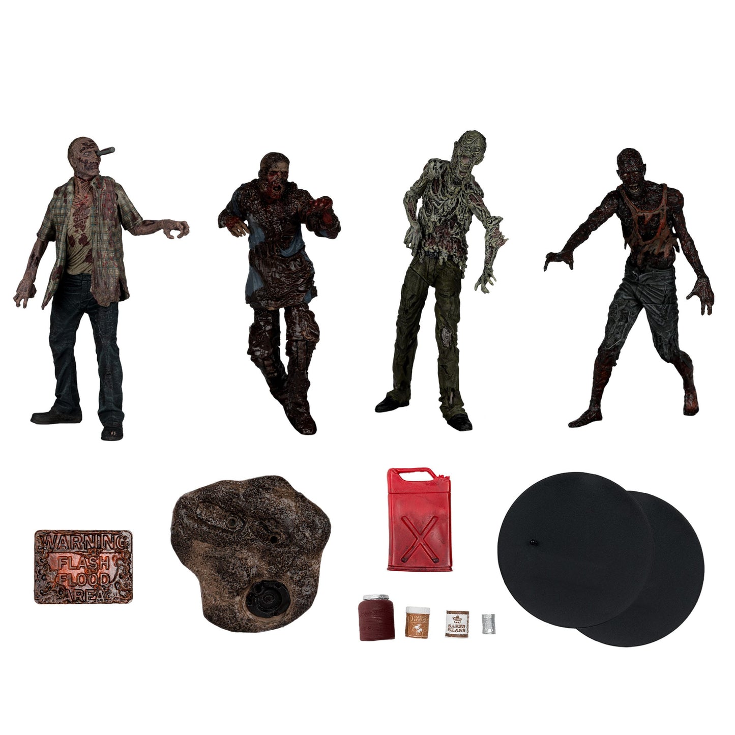 McFarlane Toys The Walking Dead Walkers 4-Pack Action Figure Set
