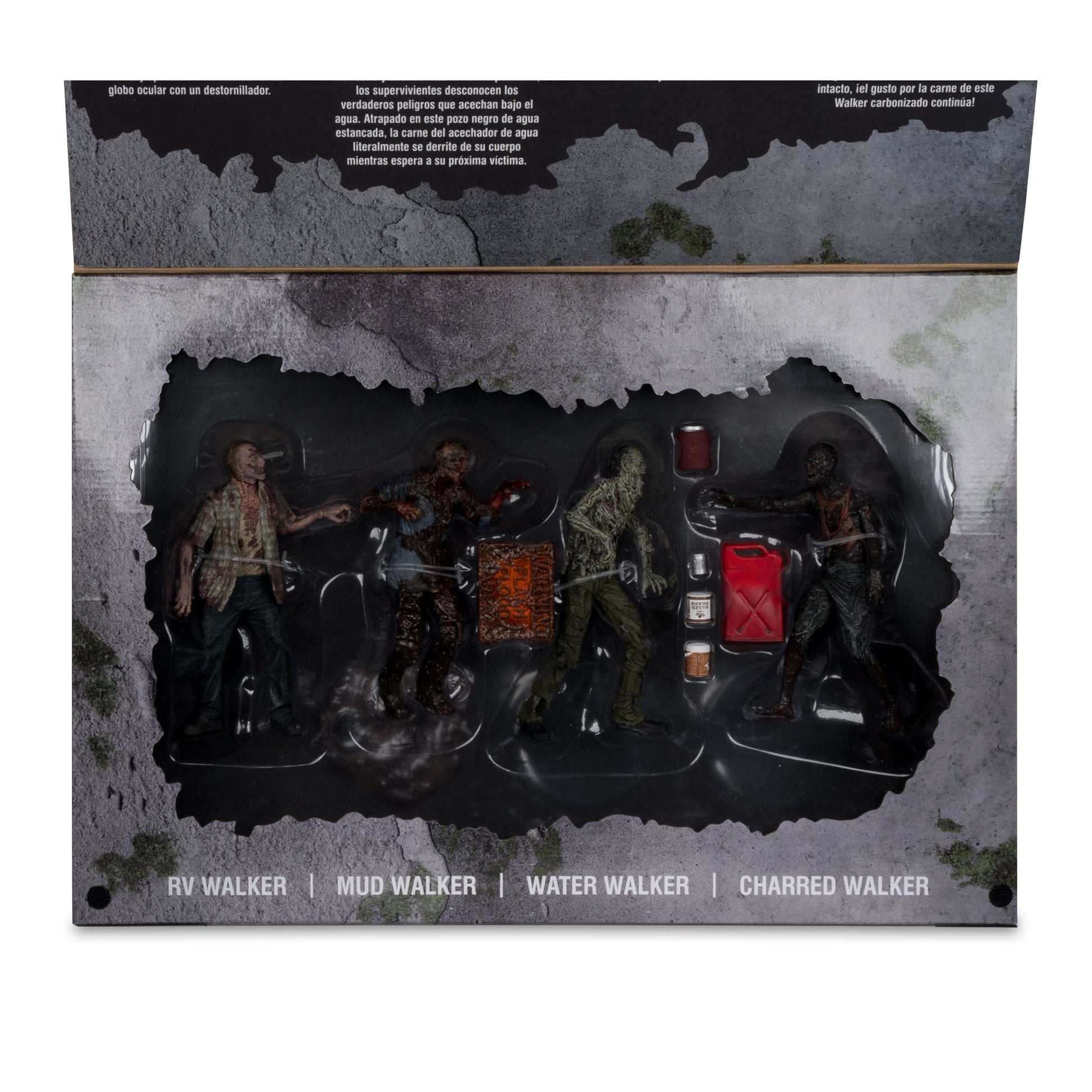 McFarlane Toys The Walking Dead Walkers 4-Pack Action Figure Set