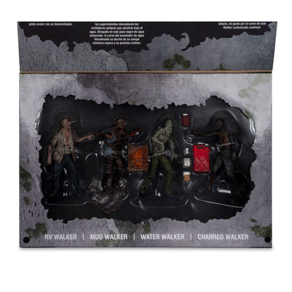 McFarlane Toys The Walking Dead Walkers 4-Pack Action Figure Set
