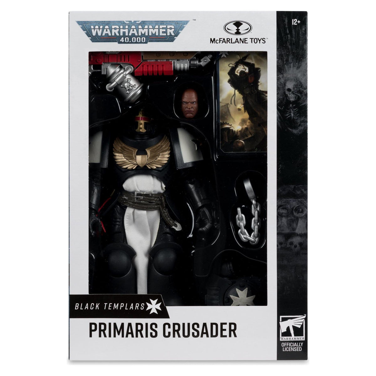 McFarlane Toys Warhammer 40,000 Primaris Crusader (Black Templars) Action Figure PRE-ORDER